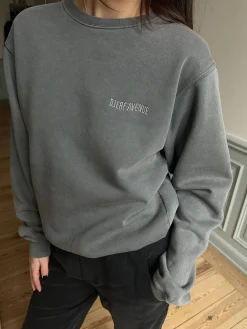 Hot Djerf Avenue Staple Sweatshirt Washed Grey