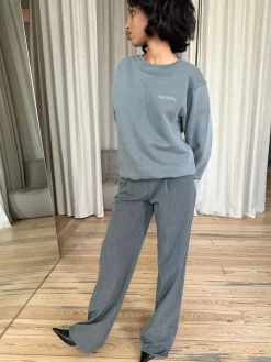 Hot Djerf Avenue Staple Sweatshirt Washed Grey