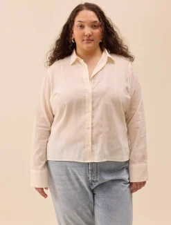 Djerf Avenue Summer Shirt White