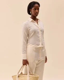 Djerf Avenue Summer Shirt White