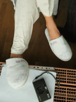 Sale Djerf Avenue Terry Slippers Bubble Bliss