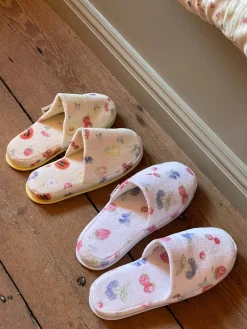 Clearance Djerf Avenue Terry Slippers Summer Berries