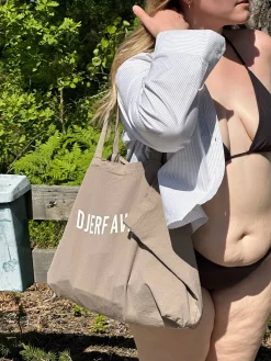 Sale Djerf Avenue Tote Bag Oat