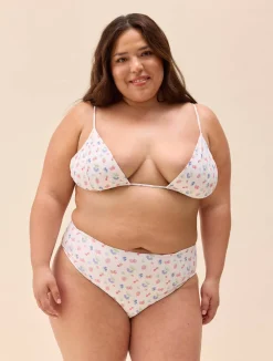 Clearance Djerf Avenue Triangle Bikini Top Summer Berries