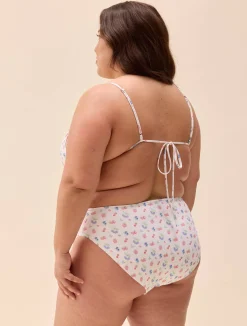 Clearance Djerf Avenue Triangle Bikini Top Summer Berries
