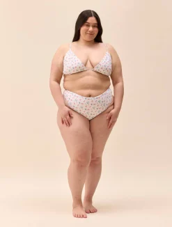 Clearance Djerf Avenue Triangle Bikini Top Summer Berries