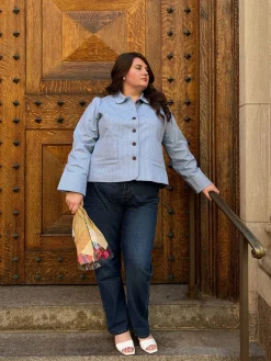 Djerf Avenue Uptown Jacket Blue