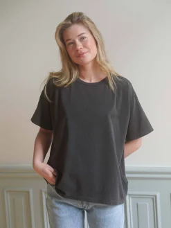Hot Djerf Avenue Washed T-shirt Washed Black