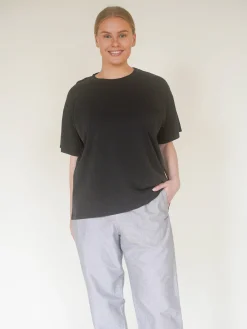Hot Djerf Avenue Washed T-shirt Washed Black