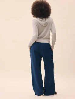 Online Djerf Avenue Wide Leg Sweatpants Retro Blue